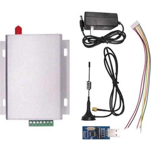 2PCS Remote Control RF Module Kit | SV6500+Sucker antenna 433MHZ 5W 37dBm RS232 Bi-directional RF Wireless rf Module