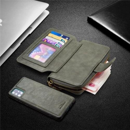Leather Case For Huawei Y6 Y9S Y9 Y7 Prime Y5 Y6S 2019 Magnet 2 in 1 Purse Wallet Case Cover For Honor 9X 8A Prime 8S 10 Lite
