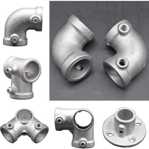 Metal 3/4-way Elbow 90 Degree Angled Thread Conduit Pipe Quick Connector Female Threaded Pipe Fitting Conduit Connectors