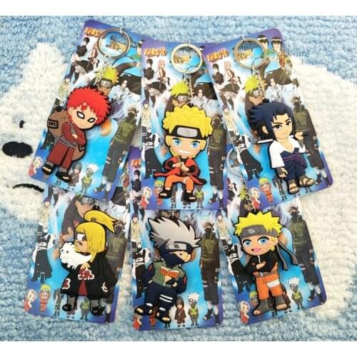 Narutoooooo Role Fashion Anime Toy Figures Keychain Cartoon Keyholder Birthday Unisex Gifts New