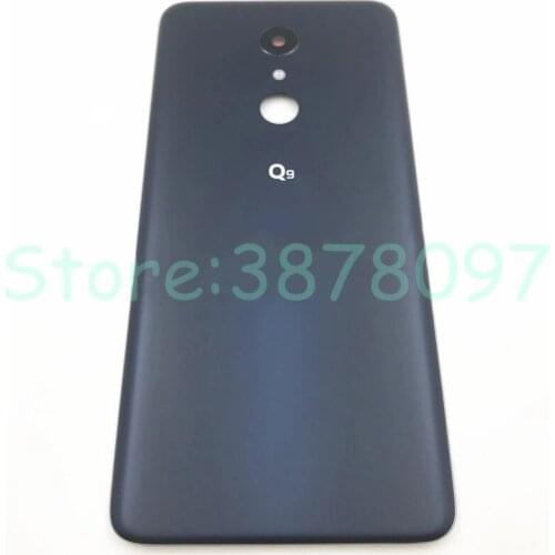 For LG Q9 Back Battery Cover Door Rear Glass Housing Case Replacement Parts
