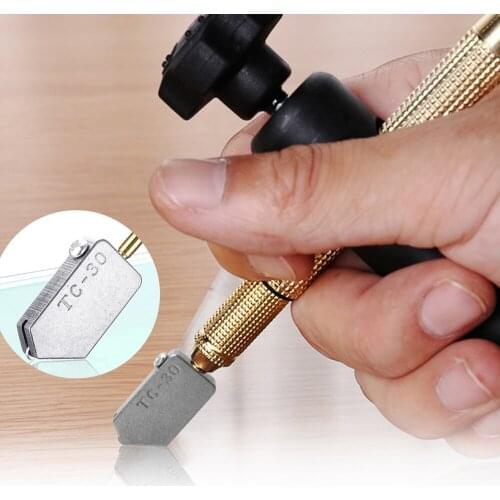 Tile Straight Cutting Head Replacement Accessories TC-30 Glass Cutter Cutting Tool for 2-8mm Glass Straight Cutting