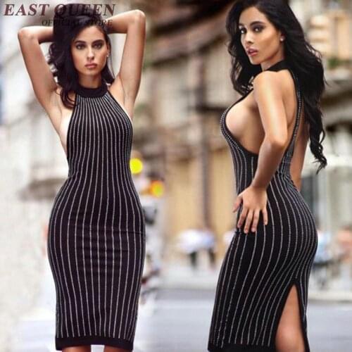 Sexy Elegant Summer Women Striped Sundresses Slim Fit Bodycon Pencil Sheath Dress Vestidos Dress Sexy Night Club NN0391 HE