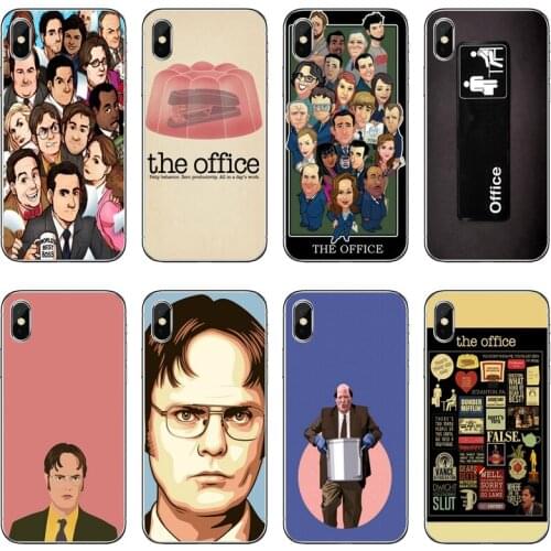 TV The Office Silicone Phone Case For Huawei P20 P30 P40 Pro P10 P9 Lite Y5 Y6 Y7 Y9 P Smart Plus 2018 2019