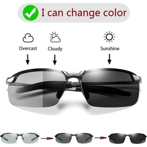 Vintage Brainart Men Photochromic Sunglasses With Polarized Lens For Driving Outdoor Очки Декоративные Oculos De Sol Masculino