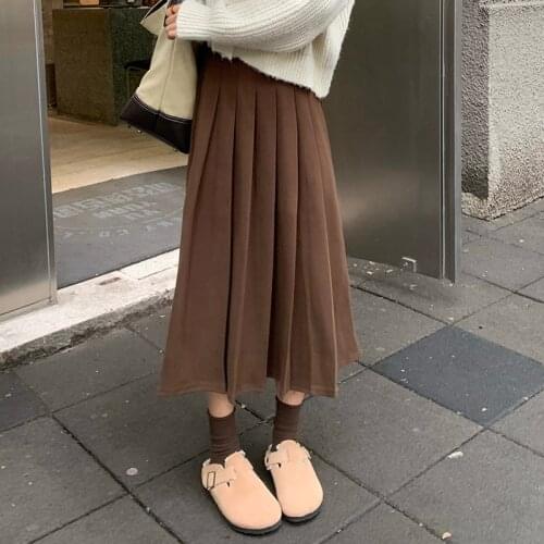 Женские плиссированные юбки Suooheyal China At AliExpress