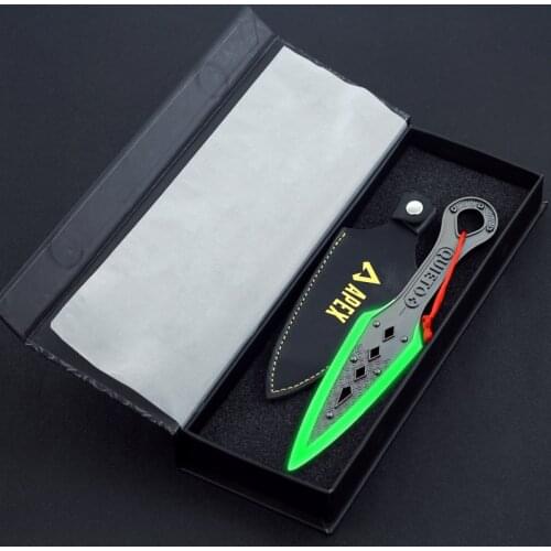 Apex Legends Game Related Products Wraith Heirloom 22CM Luminous Kunai Boutique gift box Holiday gift Role-playing train props