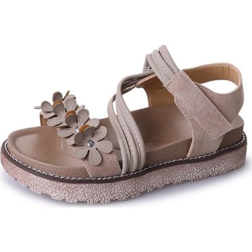 Retro Sandals For Female Students 2021 New Flat-bottomed Platform Platform Sandals Women Roman Sandals
