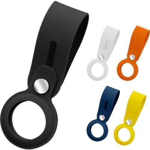 Newest Protective For Apple Airtags Liquid Silicone Sleeve For Apple Locator Tracker Anti-lost Device Keychain Protecter Case