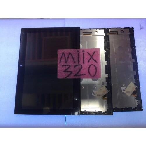 KUERT For 10.1"Lenovo MIIX320 MIIX 320-10ICR MIIX 320 LCD Display Touch Screen Digitizer Assembly with Frame Free Tools