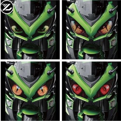 Motorcycle accessories headlight protection sticker Front Fairing Headlight Sticker Guard Sticker for KAWASAKI Z1000SX 2017 2018