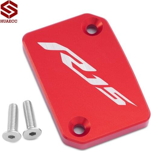 Aluminum Rear Brake Fluid Reservoir Cap Cover for Yamaha YZF R15 V3 2017 2018 2019 2020