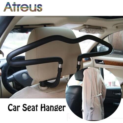 Atreus Car Hanger Clothes Rack Headrest Stainless For Suzuki Audi A4 B6 B8 VW Passat B5 B7 Skoda Octavia A7 A5 Renault Megane 2