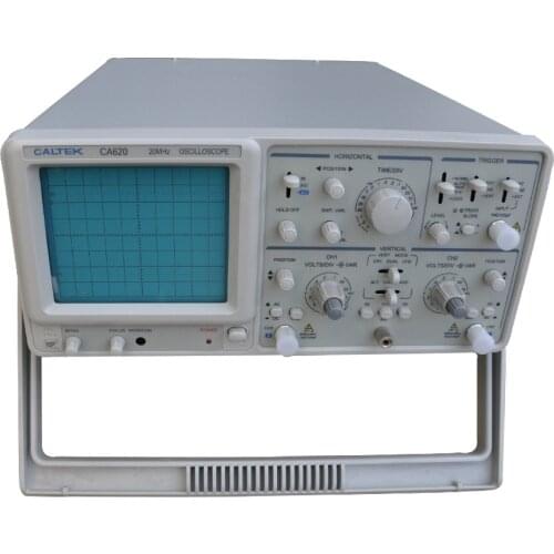 Fast arrival Caltek CA620N dual-channel analog oscilloscope dual trace oscilloscope 20MHz