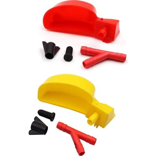 50 Pcs Quail feeders bowls Chicken drinking cup Red Bird Feeding Tools Automatic water bowl Beekeeping Pigeon Bird Supplies