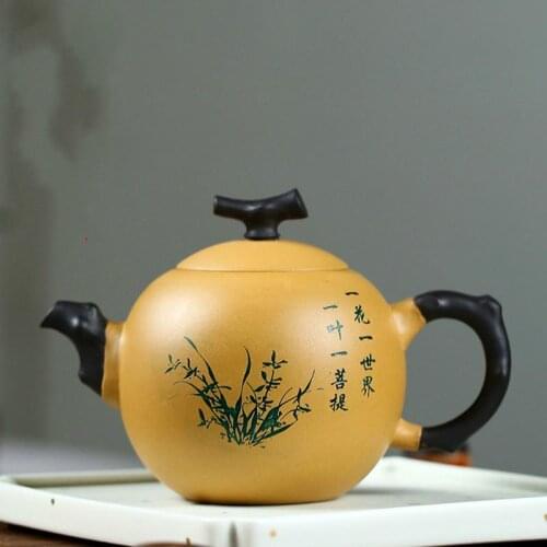 Tea Kettle Yixing Purple Clay Teapots for Green Red Tea Home Kung Fu Teaware