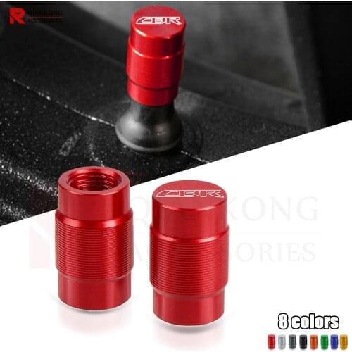 For Honda CBR125R CBR250R CBR250RR CBR600 CBR600F CBR600RR Motorcycle year Front Rear Wheel Tire Valve caps Airtight Covers