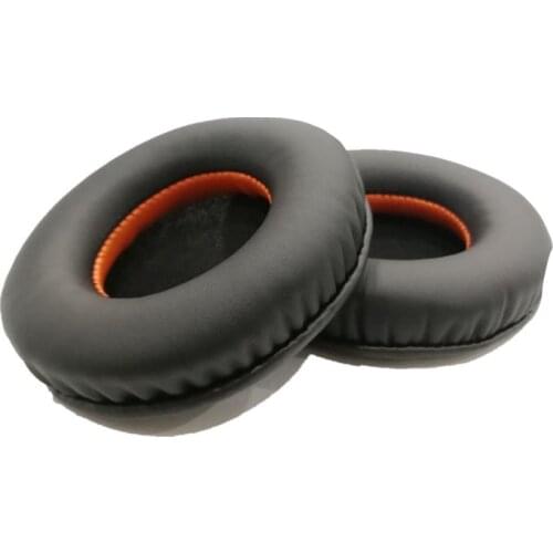 For Steelseries Siberia 100 150 Sponge Earphone Cover High Frequency Hot Pressing PU Leather Sponge Earphone Diameter 100MM