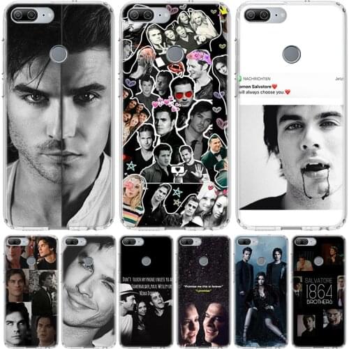 The Vampire Diaries Damon Salvatore Phone Case for Huawei Honor 10 9 20 7A 7X 8A 8S 8X 9X Lite Pro Y5 Y6 Y7 Y9S 2019 10i 20i Coq