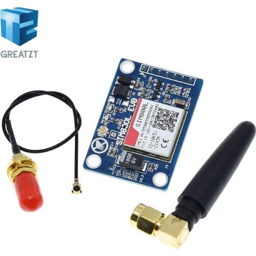 GREATZT SIM800L V2.0 5V Wireless GSM GPRS MODULE Quad-Band W/ Antenna Cable Cap