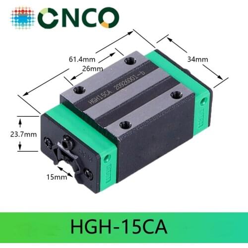 HGH15CA HGW15CA slider block HGH20 CA HGW 20 CA match use HGR15 linear guide for linear rail CNC diy parts