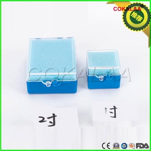 Good quality 1000 pcs Denture Bath Box Case Special planting sponge Dental False Teeth Appliance Container Storage Boxes Denture