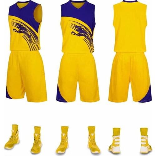 Customized basketball uniform suits basketball game uniforms jerseys childrens basketball uniforms logo custom mens competitio