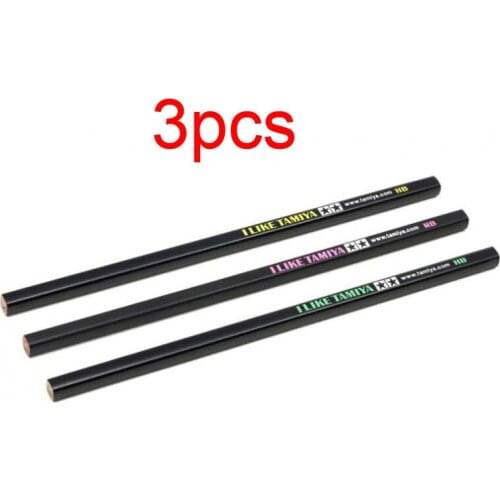 3 Pieces HB Pencil 67446 Tool for Tamiya Mini 4WD Car Models