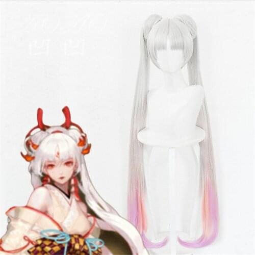 1pcs New Anime Onmyoji Wig Cosplay Prop Decor Accessories Synthetic Hair Collection for Women Girl Christmas Gift