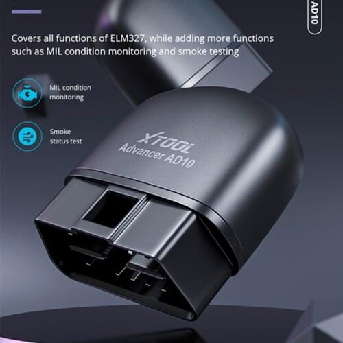 OBD2 Scanner XTOOL AD10 Advancer Bluetooth EOBD2 Auto Code Reader Work on Android / Windows with HUD Head Up Display