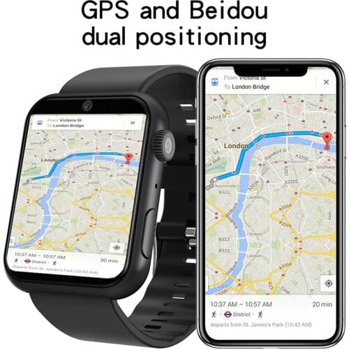 2020 Smart Watches Dual Camera 5MP Google Map MTK6739 Dual Core 32GB 1.78'' Screen Wifi GPS Beidou Position Men Women Smartwatch