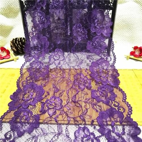 RR1077-2 22.6cm Package stamp materials elastic lace lace diy craft clothing fabric sofa curtain material