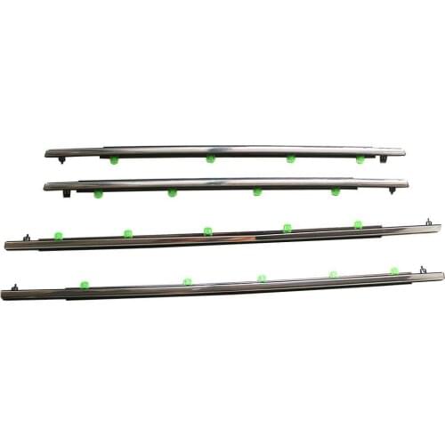 For Honda CR-V CRV 2007-2011 Chrome Outside Window Door Belt Weatherstrip Weather Strip Seals Moulding Decoration Plastic Trim