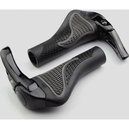Bicycle Grips Shockproof Non-slip Soft Rubber Bike Grips Mtb Cycling Shofar Vice Handlebar Grip Bilateral Locked Handle Casing