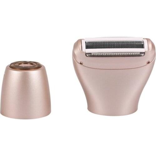 Electric Women Shaver Hair Remover Painless 2 IN 1 USB for Face Legs Bikini