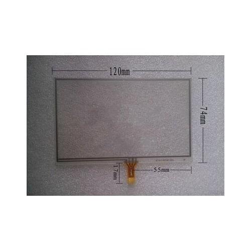 10pcs/lot A2867A-G 120*74 mm new 5 inch resistance touch screen