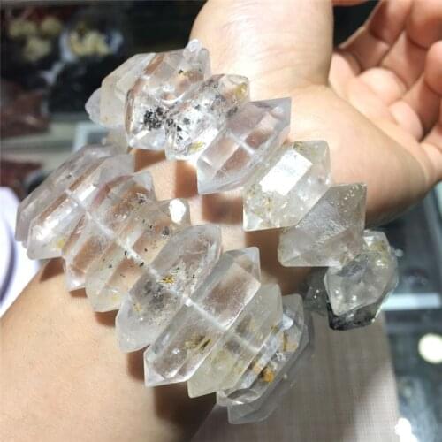 100% natural stones and minerals herkimer diamond rough stone healing crystals clear quartz crystal