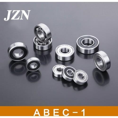 1606 2RS ABEC-1 (10PCS) 3/8"x29/32"x5/16" inch Miniature Ball Bearings 9.525mm x 23.019mm x 7.938mm 1606 RS