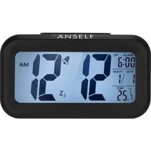 Anself LED Digital Alarm clock Repeating Snooze desk clock relogio de mesa настольные часы reloj de escritorio