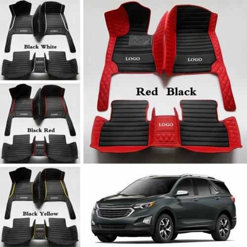 Custom Car Floor Mats for Chevrolet Camaro Cruze Equinox Malibu Trax Skid Sonic Spark Blazer Epica Cavalier Captiva Colorado