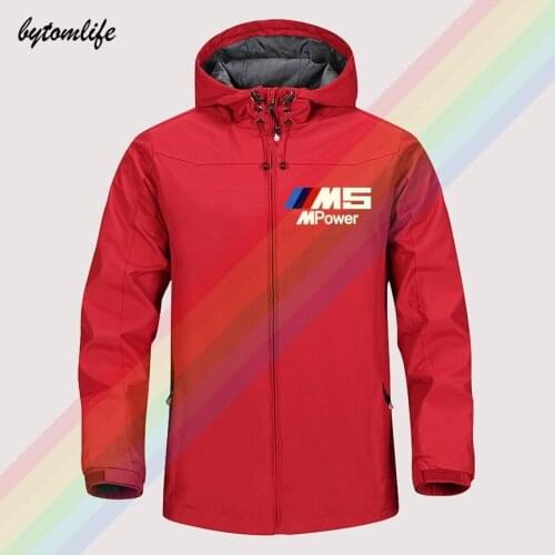 Bmw M5 Motorsport M Power Amazing Outdoor Mountaineering Windproof Jacket Hooded Men Women Fashion High Quality Asian Size