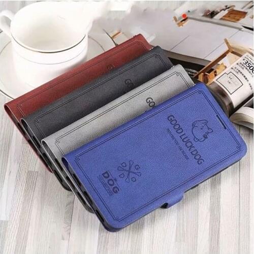 Phone Case For Xiaomi Mi 6 8 8SE 5X MAX 3 Pro Case Cover Luxury Wallet Luck dog Fortune cat Case Flip PU Leather Case Cover