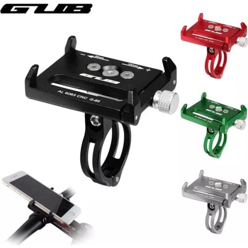 GUB G-85 Bike or Bicycle Cell Phone Holder Motorcycle Handlebar Stem Clip Stand Fits 3.5" - 7.5" For Xiaomi Smartphones