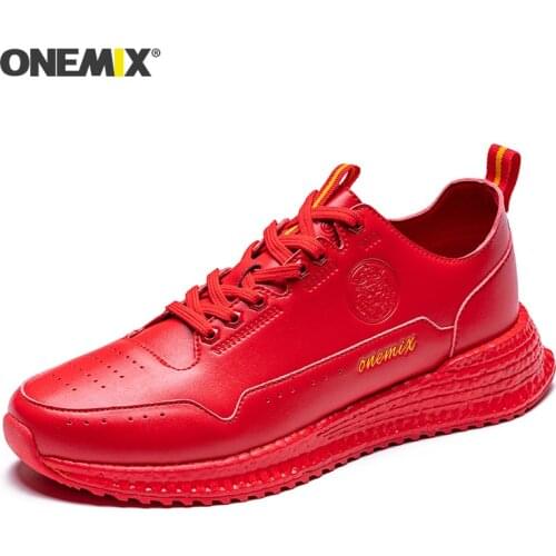 ONEMIX 2020 men walking shoes fitness jogging air boots white sneaker mens wakling shoes business casual sneakers