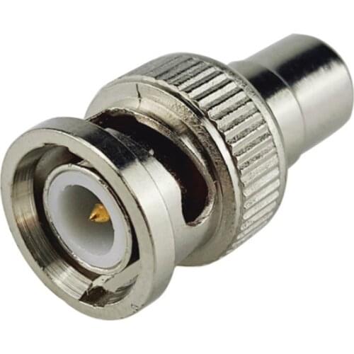 Top Deals 100 Pcs RCA Female to BNC Male Adapter Interface BNC Male Monitoring Plug Q9 to Lotus Female Adapter