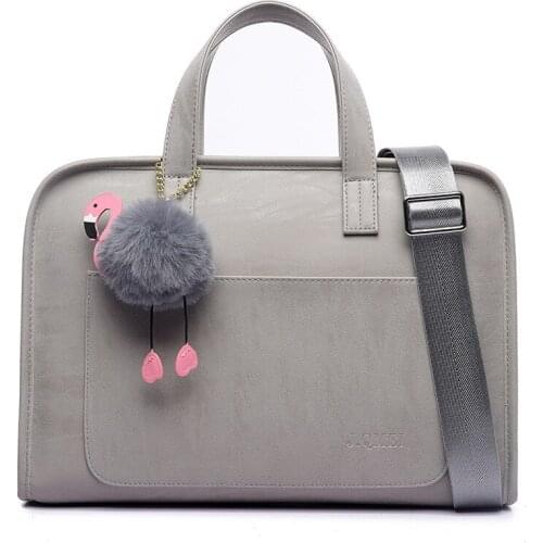 Fashion Women Shoulder Bag Fits 13.3" 14" 15.6" Laptop Large Capacity Handbag Messenger Bag Multicompartment Briefcase