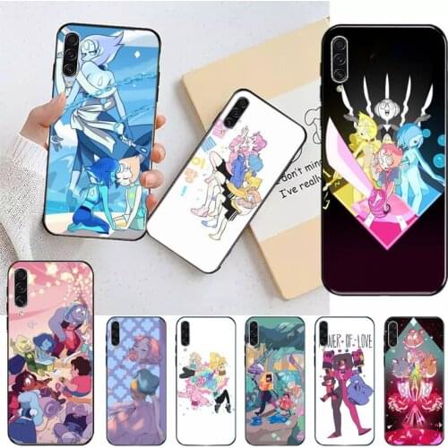 Cartoon Steven Universe Phone Case For Samsung A20 A30 30s A40 A7 2018 J2 J7 prime J4 Plus S5 Note 9 10 Plus