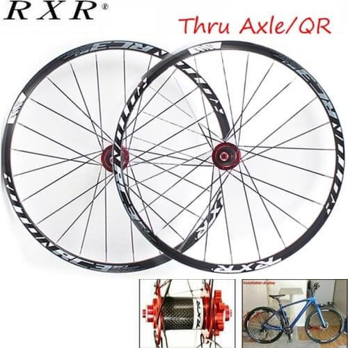 MTB Carbon Hub Bike Wheelset 26" 27.5" 29" Mountain Bike Wheels 25mm Rim 7-11s Bicycle Wheel Sets Disc Brake Wheels
