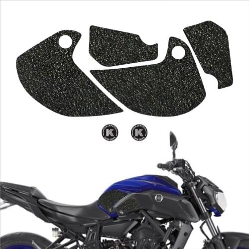 Motorcycle Tank Pad Protector Sticker Decal Knee Grip Traction Side Non-slip stickers For YAMAHA 18 MT-07 mt 07 mt 07