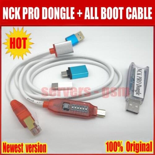 Newest Original NCK Pro Dongle NCK Pro2 Dongl +ALL BOOT CABLE ( NCK DONGLE+UMT DONGLE 2 in1 ) Free Shipping
